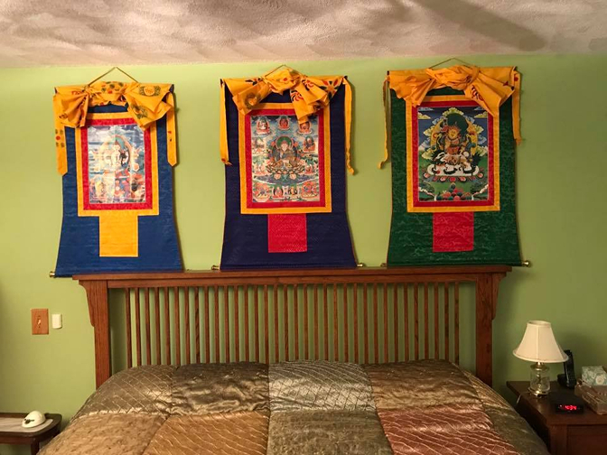 Thangkas, a treasured gift from Apa