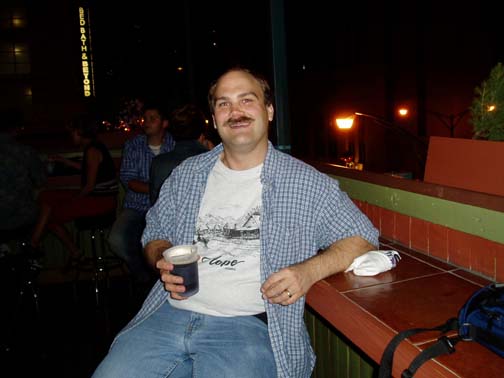 Rock Bottom Brewery rooftop beer garden