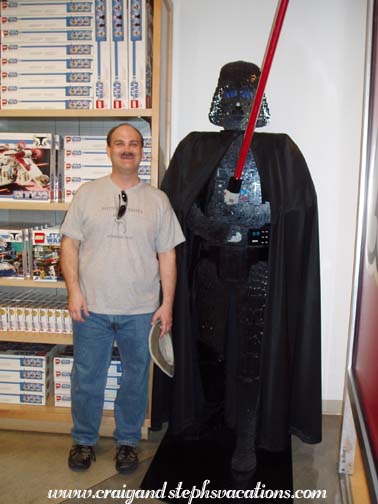 Craig with LEGO Darth VaderCraig with LEGO Darth Vader Craig with LEGO Darth Vader
