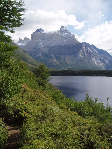 Cuernos del Paine and Skottsberg Lake Cuernos del Paine and Skottsberg Lake