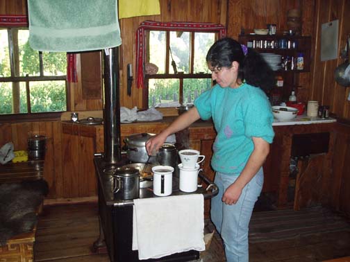 Tatiana cooking breakfast Tatiana cooking breakfast