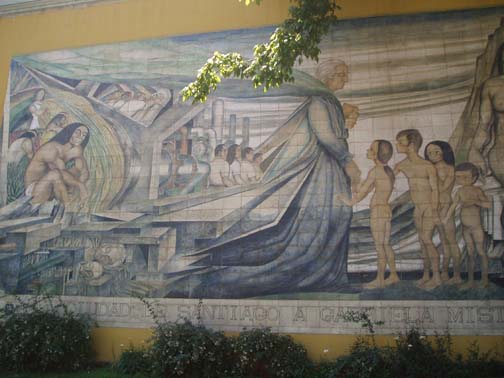 Gabriela Mistral Mural, Cerro Santa Lucia Gabriela Mistral Mural, Cerro Santa Lucia