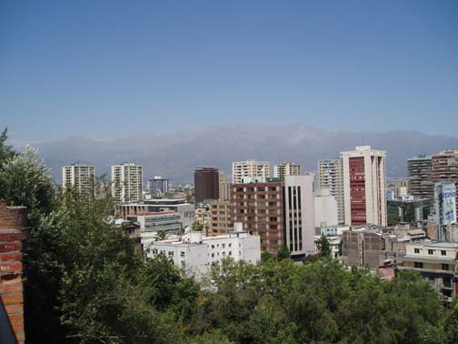 View from Cerro Santa Lucia