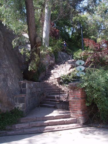 Cerro Santa Lucia, staircase to Torre Mirador Cerro Santa Lucia, staircase to Torre Mirador