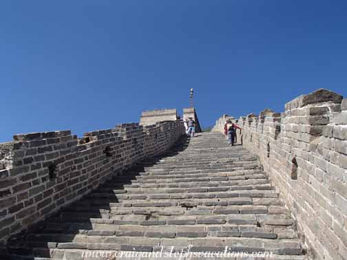 The steep stairway to Tower 23