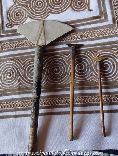 Wax-resist batik tools