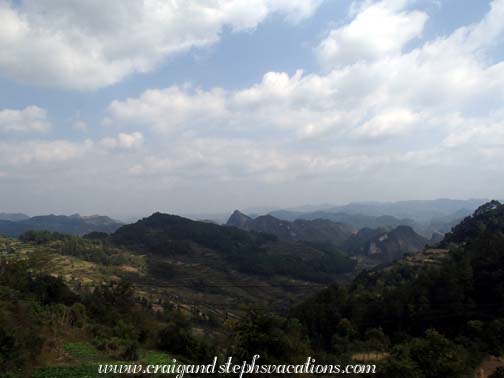 Countryside on the drive to Zhenyuan