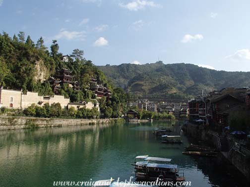 Qinglong (Black Dragon) Cave along the Wuyang River in Zhenyuan