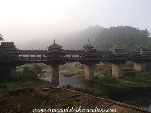 Iconic Ma'an wind and rain bridge