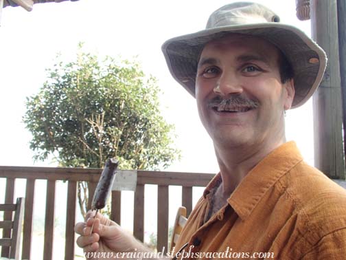 Cooling down with an ice cream