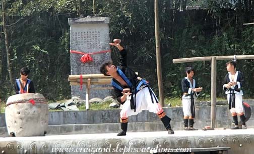 Spinning tops, Yao cultural show