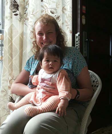 Ziting with Steph (photo courtesy of Zhu Yongli) Ziting with Steph (photo courtesy of Zhu Yongli)