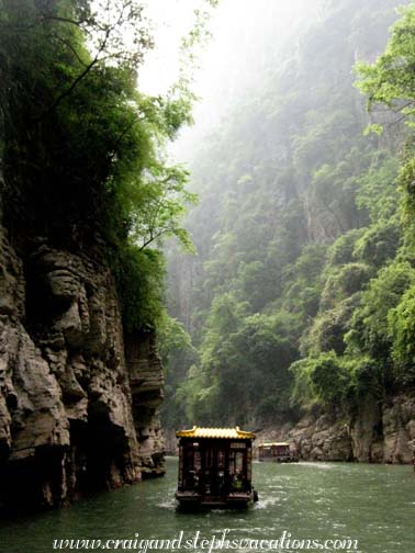 Small boat ride down the Goddess Stream Small boat ride down the Goddess Stream