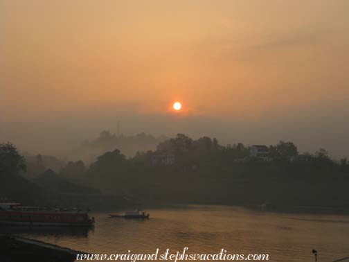 Sunrise over the Yangtze River