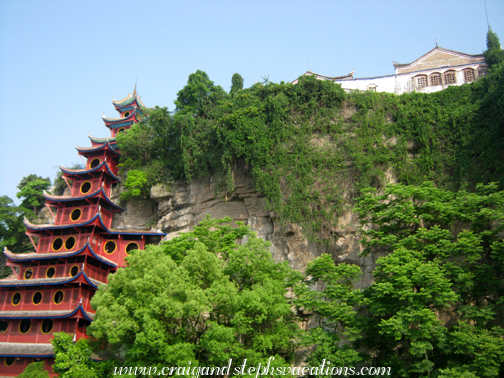 Shi Bao Zhai pagoda and Buddhist temple