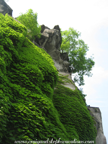 View from the stairs on the back side of the island View from the stairs on the back side of the island