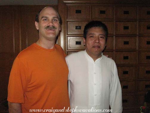 Craig with Dr. Lee Craig with Dr. Lee