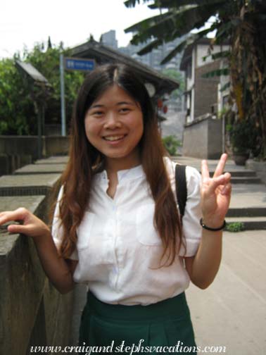 Our lovely guide Mia