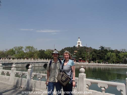 Craig and Steph at Beihai Park