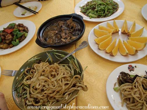 Dinner before the Beijing Opera