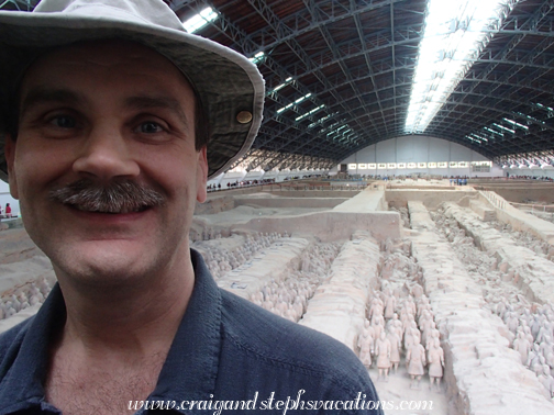 Craig in front of Pit #1 Craig in front of Pit #1