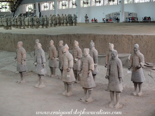 Terra cotta warriors, Pit #1 Terra cotta warriors, Pit #1