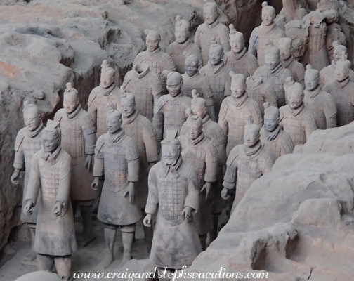 Terra cotta warriors, Pit #1 Terra cotta warriors, Pit #1