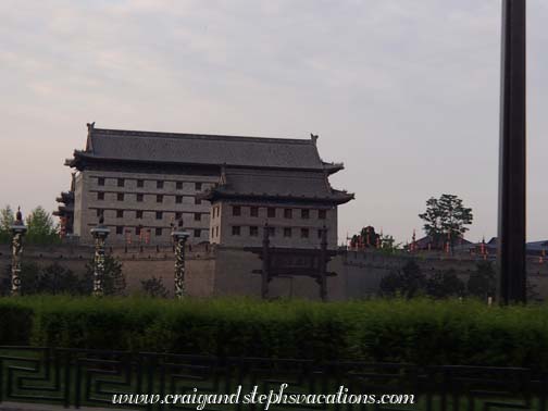 Xi'an City Wall and Drawbridge Xi'an City Wall and Drawbridge
