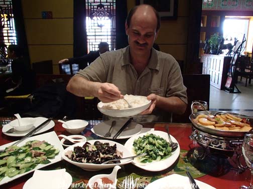 Lunch at the Tibetan restaurant