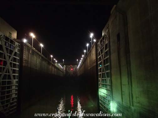 Passing through the shiplocks