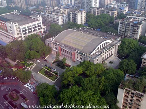 View from room 2719 at the Chongqing Hilton