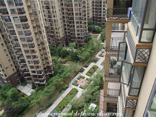 View from Wang Jun's kitchen View from Wang Jun's kitchen