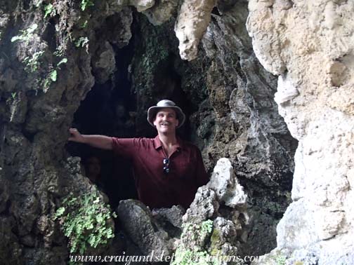 Craig in the caves behind Huangguoshu Falls Craig in the caves behind Huangguoshu Falls