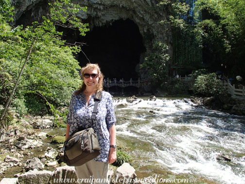 Steph at Longgong Scenic Area