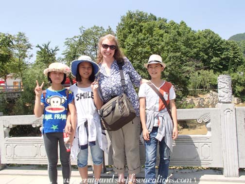 Steph and some new friends Steph and some new friends