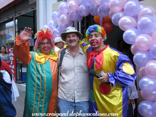 Bunch of clowns at the Otavalo Saturday Market Bunch of clowns at the Otavalo Saturday Market
