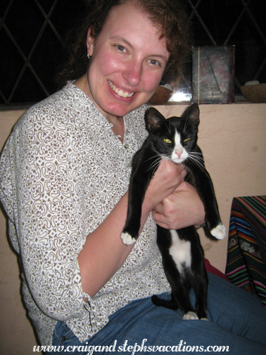 Steph and Chipi the cat Steph and Chipi the cat