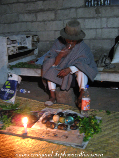 Taita Manuel Flores the yachak (shaman)