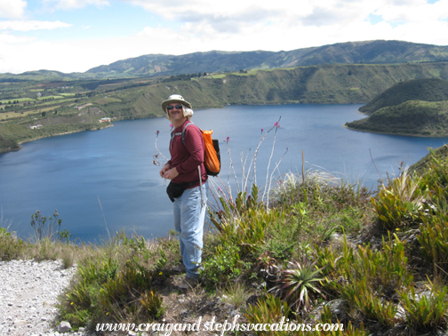 Craig at Lago Cuicocha