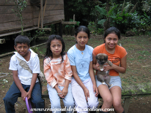 Israel, Sacha, Vanessa, Jennifer, and puppy Tony Israel, Sacha, Vanessa, Jennifer, and puppy Tony
