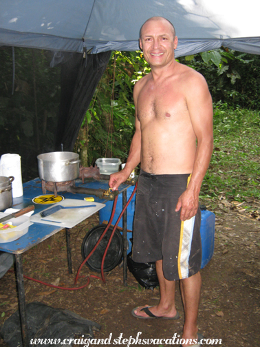 Arturo prepares dinner Arturo prepares dinner