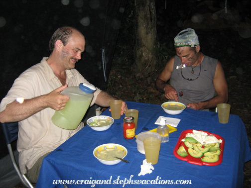 Dinner in the woods Dinner in the woods