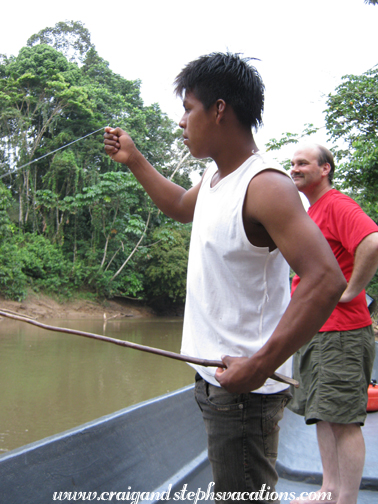 Ņame takes us fishing Ņame takes us fishing