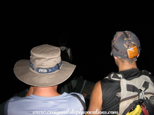 Up the Shiripuno River at night Up the Shiripuno River at night
