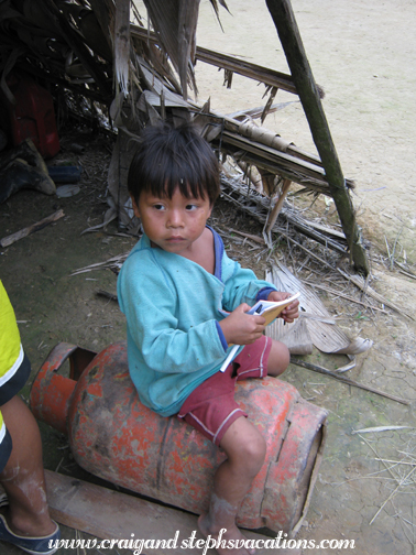 Huaorani boy Huaorani boy