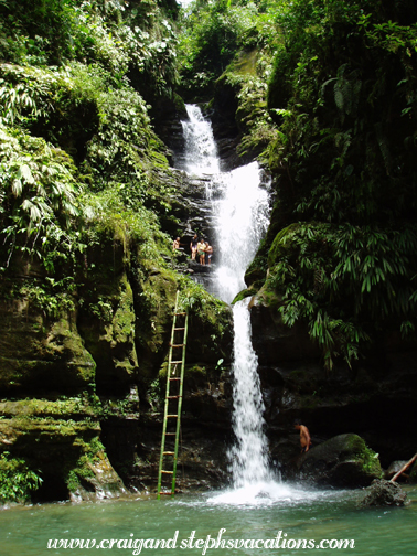 Three-tiered waterfall