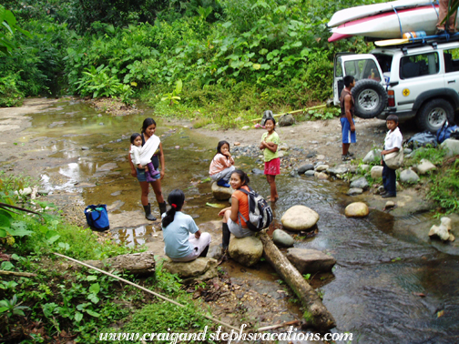 Meeting Arturo at the truck Meeting Arturo at the truck