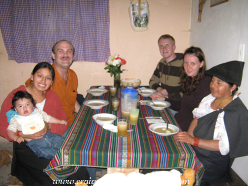 Yupanqui, Aida, Craig, Christian, Cristina, and Rosa