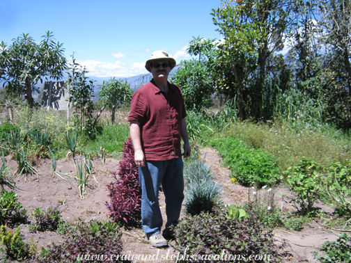 Craig in the community plant nursery