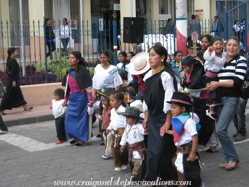 Children dancing san juanitos for Inti Raymi
